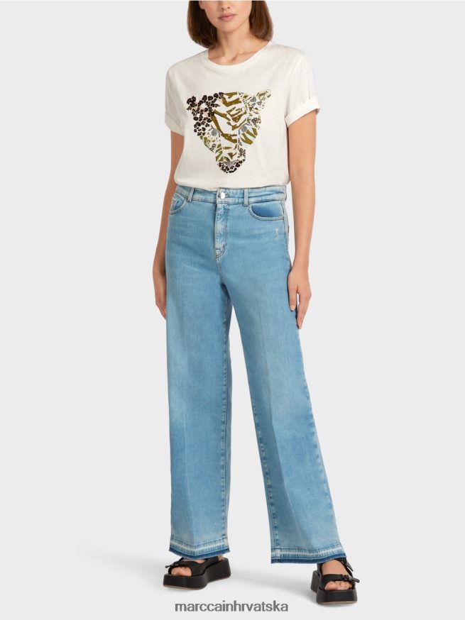 vintage plava Marc Cain traperice "rethink together". odjeća 4D66P4808