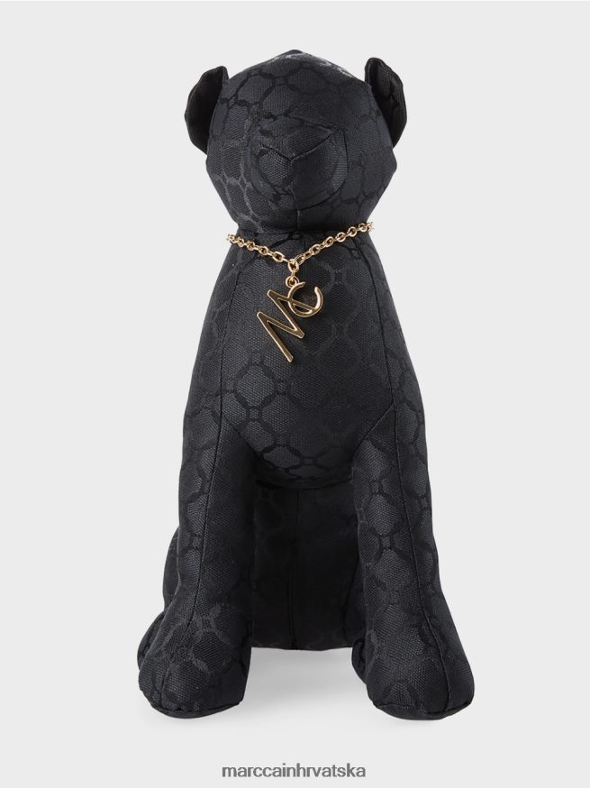 crno Marc Cain ekstravagantna ukrasna divlja mačka oprema 4D66P41747