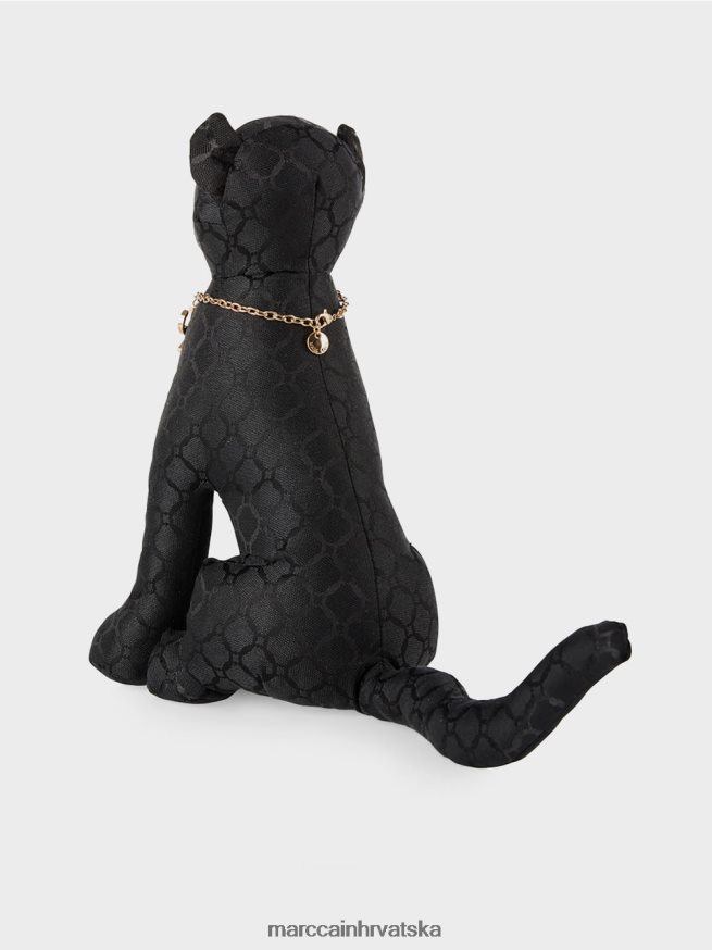 crno Marc Cain ekstravagantna ukrasna divlja mačka oprema 4D66P41747