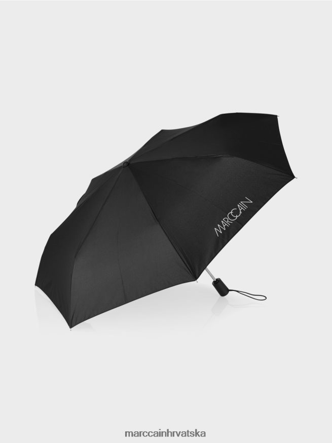 crno i bijelo Marc Cain džepni kišobran s logom oprema 4D66P41750