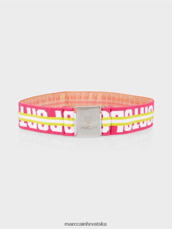super roza Marc Cain šareni remen oko struka s metalnom kopčom oprema 4D66P41719