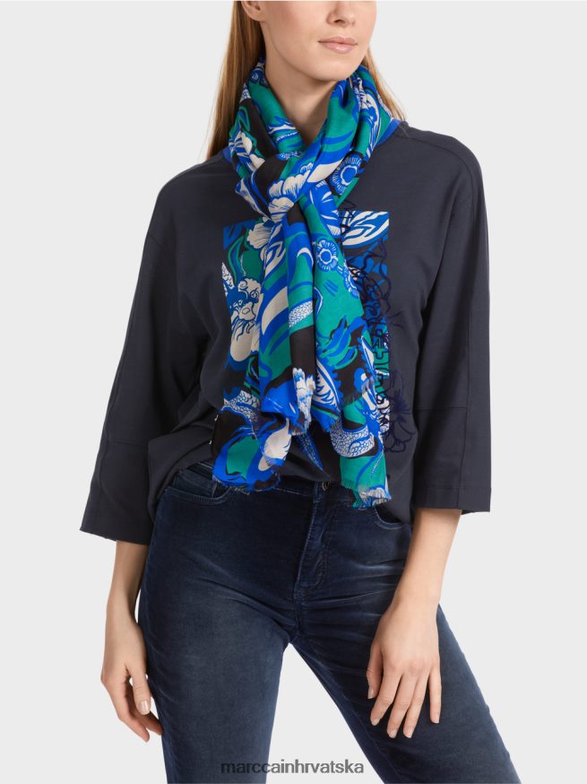 emajl Marc Cain šal s printom tetovaže oprema 4D66P41656
