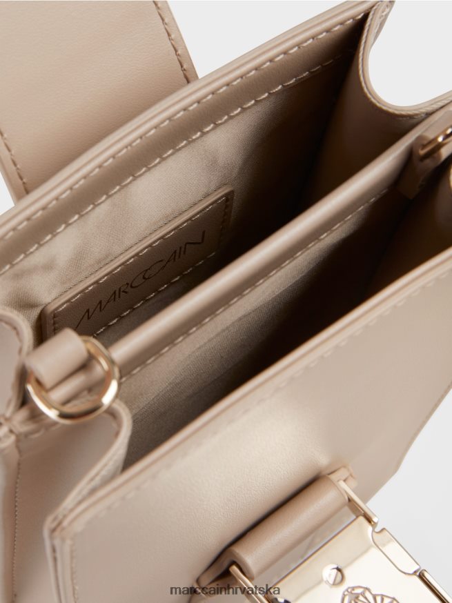 bijeljeni pijesak Marc Cain torba preko ramena u uzdužnom formatu oprema 4D66P41493