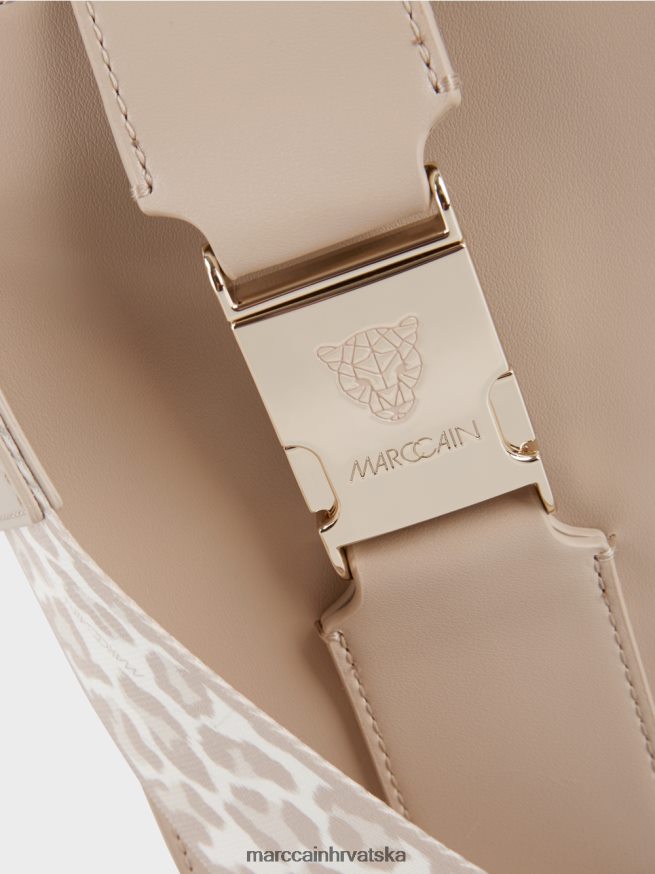bijeljeni pijesak Marc Cain torba preko ramena u uzdužnom formatu oprema 4D66P41493