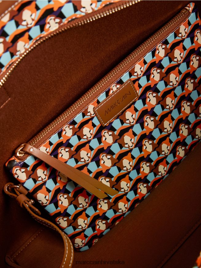 bistra narančasta Marc Cain torba s torbom koja se može skinuti oprema 4D66P41546