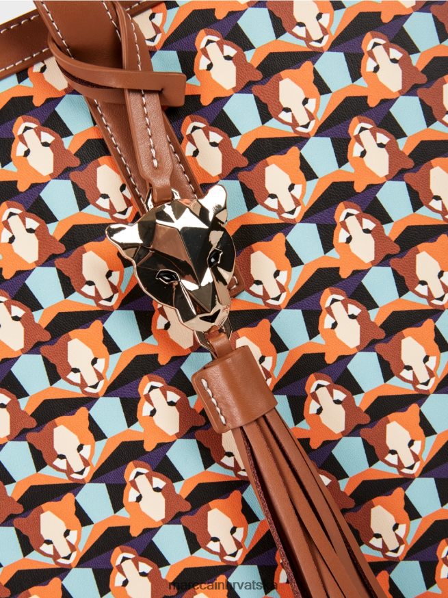 bistra narančasta Marc Cain torba s torbom koja se može skinuti oprema 4D66P41546