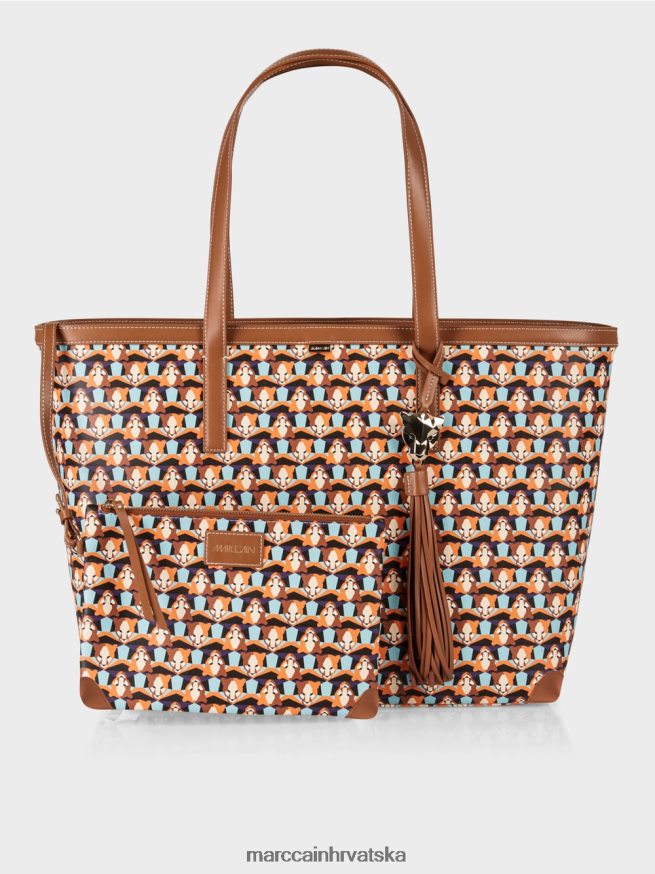 bistra narančasta Marc Cain torba s torbom koja se može skinuti oprema 4D66P41546