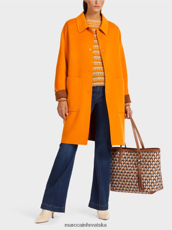 bistra narančasta Marc Cain torba s torbom koja se može skinuti oprema 4D66P41546