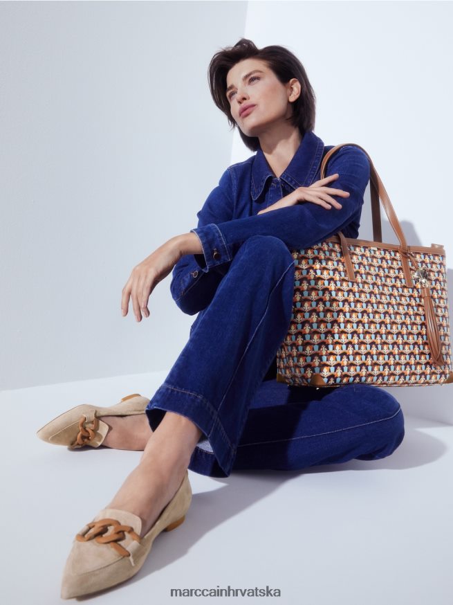 bistra narančasta Marc Cain torba s torbom koja se može skinuti oprema 4D66P41546