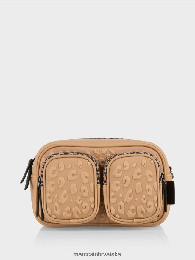 meka kava Marc Cain torba za rame s reljefnim dizajnom oprema 4D66P41502