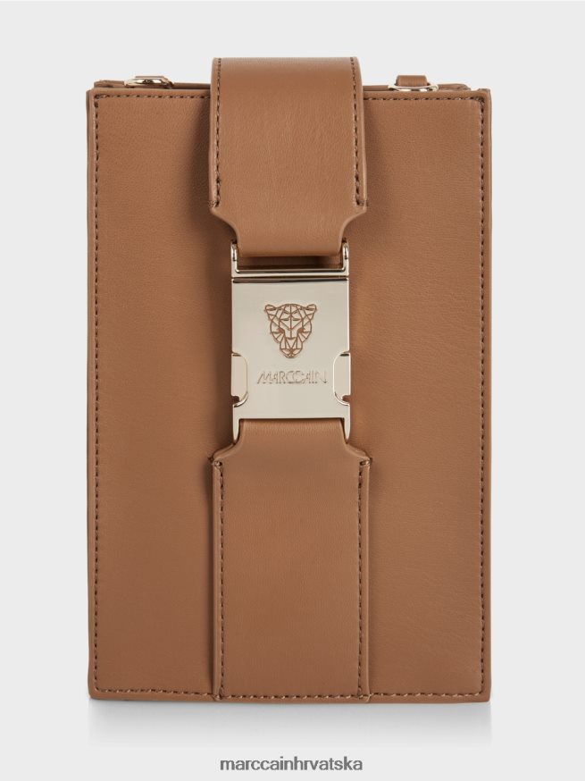svijetle karamele Marc Cain torba preko ramena u uzdužnom formatu oprema 4D66P41499