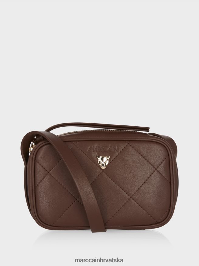 tamno drvo Marc Cain torba za rame "rethink together". oprema 4D66P41504