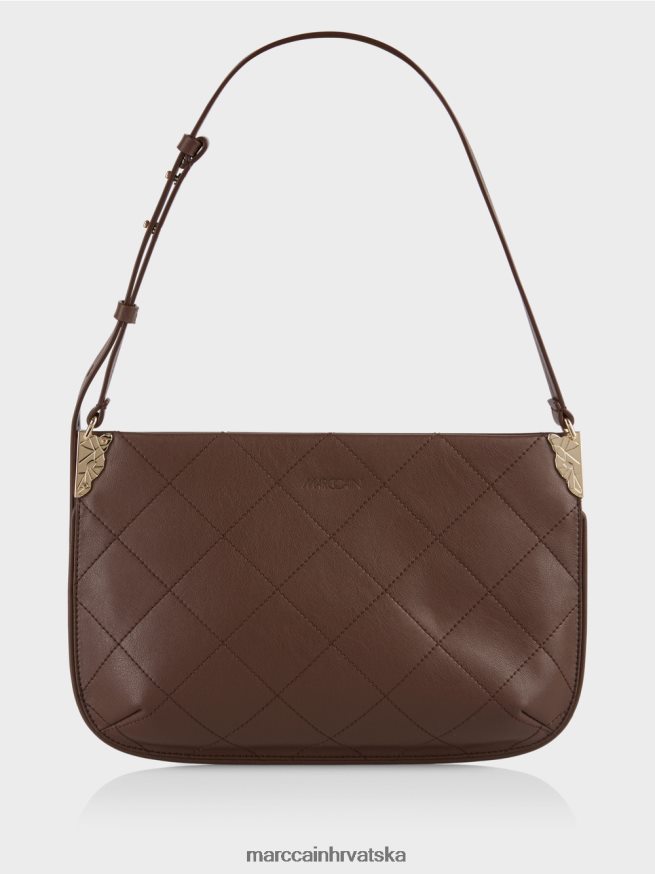 tamno drvo Marc Cain torba za rame "rethink together". oprema 4D66P41505